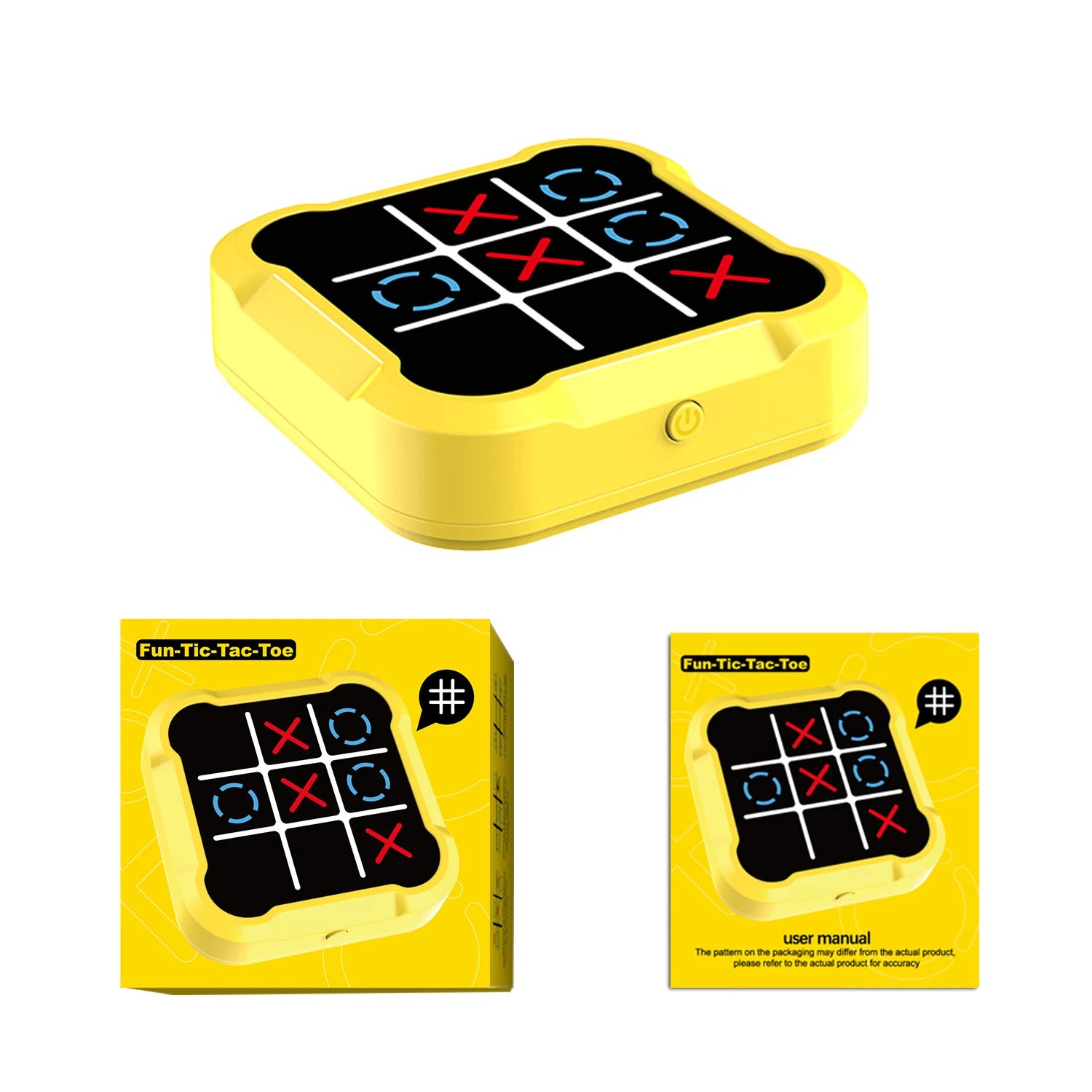 Portable Tic Tac Toe Electronic Puzzle