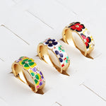 Rings For Women Creative Handmade Enamel Craft Women's Rings Jewelry Epoxy Craft Womens Rings