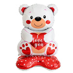 Valentine's Day Balloon Teddy Balloons Cartoon Animal Bear