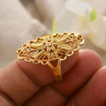 Rings for Women Gold Color Fashion Jewelry Rings Woman Girl, Arab Jewelry Symbol of Wealth