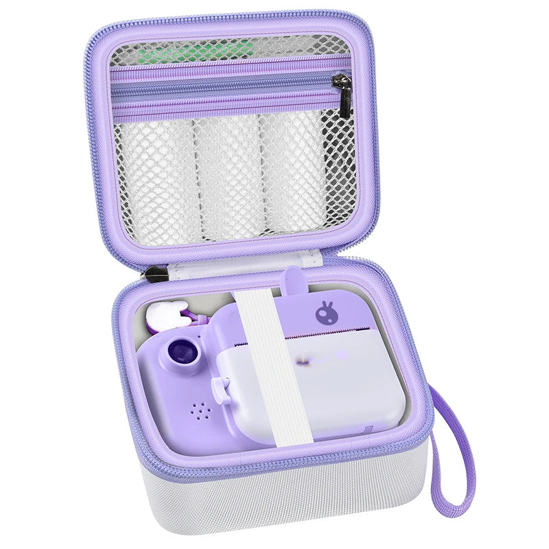 Kid Camera Case Compatible with Instant Camera Digital Video Cameras Storage Holder Bag for Girls (Only bag).