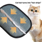 Pet Hair Removal Tool Reusable Static Gloves, Double-Sided Grooming Gloves for Pets, Removes Pet Fur Hair for Carpets