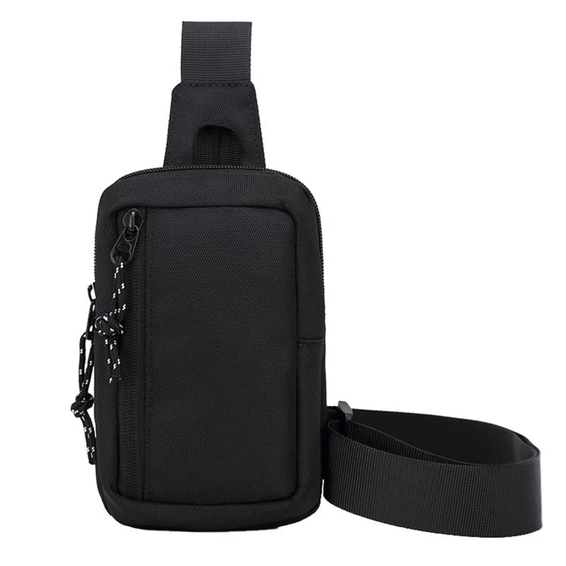 Men Chest Bag Mens Shoulder Body Bag Oxford Fashion Man Side Sling Crossbody Bag.