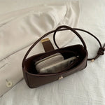 Women's Handbag Shoulder Bag with Adjustable Strap & Buckle Closure.