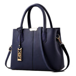 Simple Women's PU Leather Shoulder Bag Large Capacity Handbag.