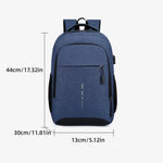 Mens BackPack Large Capacity Simple Fashion, Travel, Student, Computer Bag