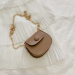 New Mini Fashion Shoulder Bags for Kids Coffee Black Yellow Children's Small Cross Body Earphone Lipstick Storage Bags