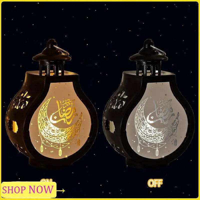 Especial 2 Pcs Ramadan Lantern Vintage Candle Lantern