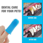 Dog & Cat Super Soft  pet Finger Toothbrush Teeth Cleaning Breath Care Nontoxic Silicone Tooth Brush