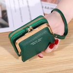 Women's Fashion Wrist Strap Short Zero Wallet
