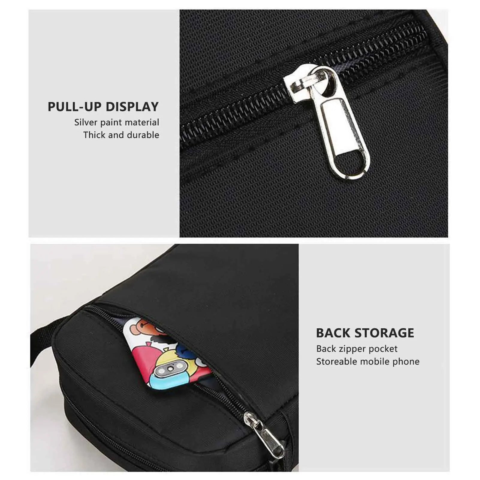 Casual Shoulder Bag for Men Bag Capacity Lightweight Material Side Sling Bag.