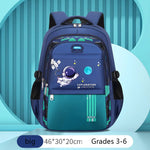 Kids Backpack Children School Bags for Boys Astronaut School Waterproof Primary Book Bag.