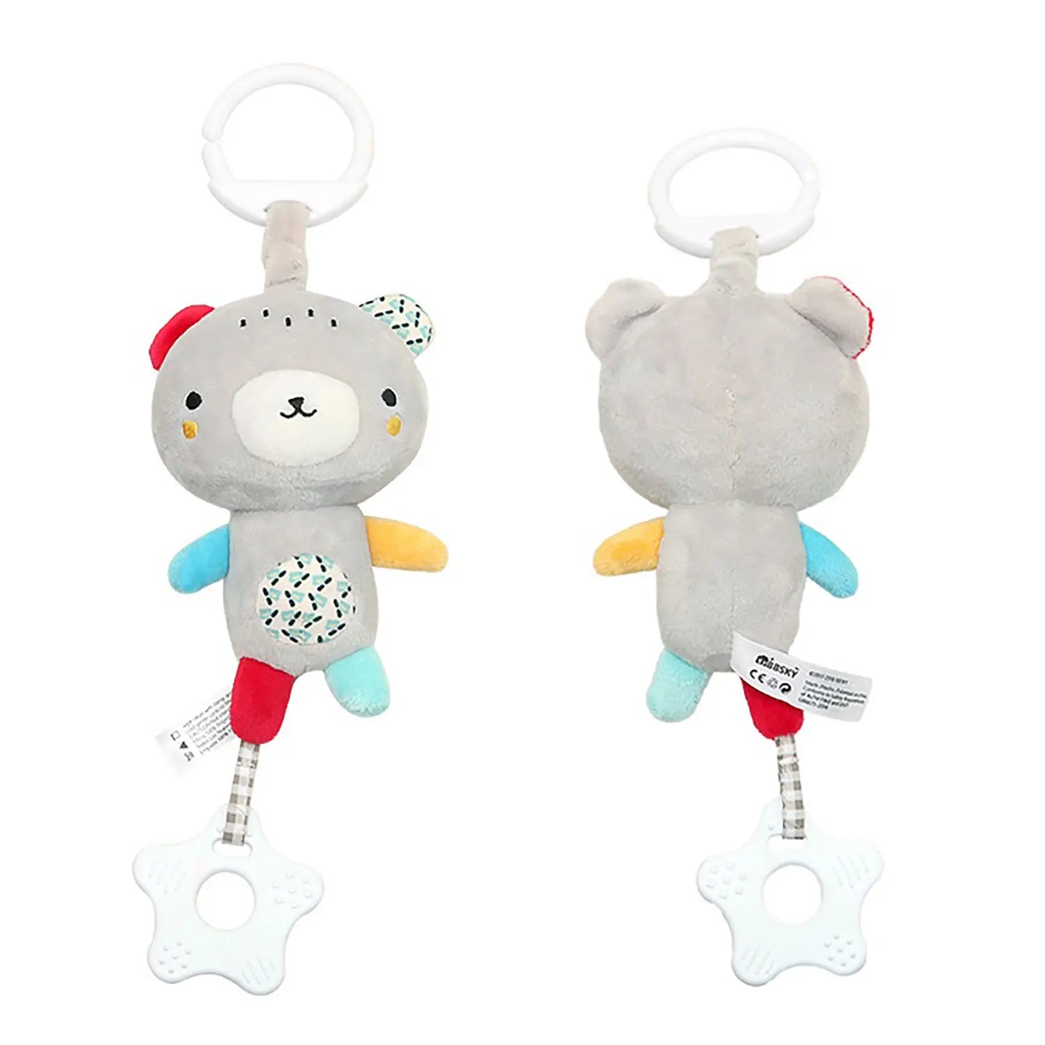 Baby Stroller, Hanging Bell, Plush, Baby color label