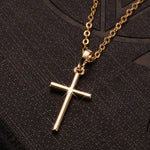 HipHop Fashion Cross Necklace For Women Crystal Zircon Men Metal Chains Choker Jesus Pendants Jewelry Gift